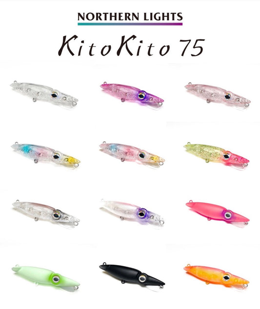 Northern Lights KitoKito 75 - Realistic squid lure